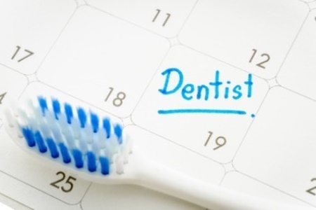 Reminder Dentist appointment in calendar