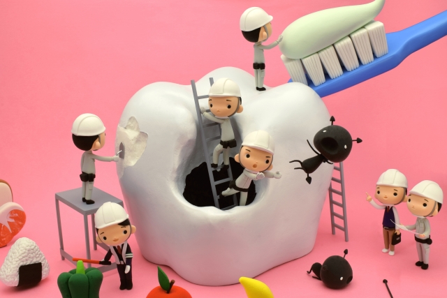 歯の工事中 歯の工事中